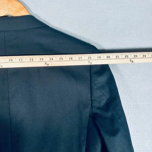 J Crew Thompson Blazer Mens 38R Black Flex Wool Sport Coat Jacket Preppy - Picture 7 of 11